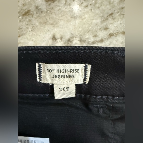 NWT Madewell Women’s Black 10” High-Rise Roadtripper Jeggings - Size 26T - Picture 6 of 8